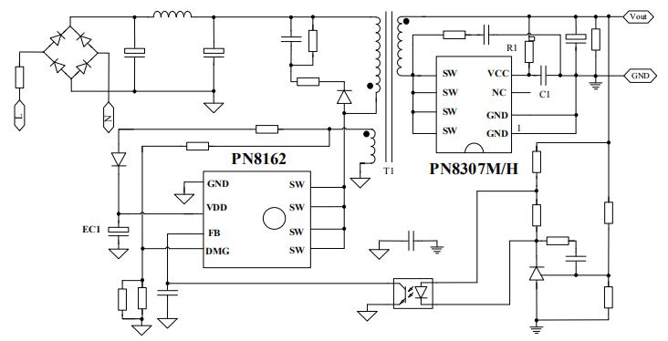 20W PD快充方案电路应用图