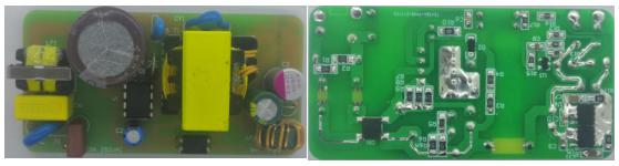 9v3a电源适配器PCB及DEMO实物图